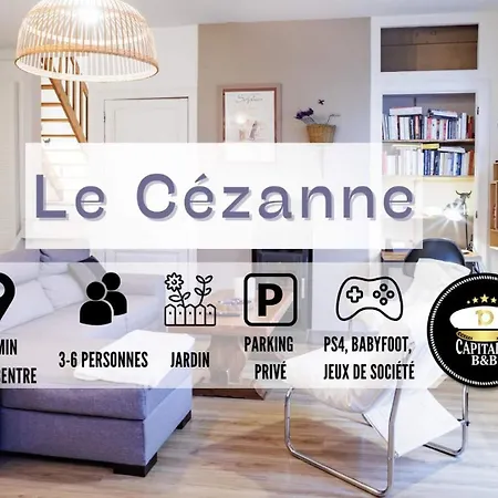 Appartement Le Cézanne - Jardin - Parking - Babyfoot - Centre-ville